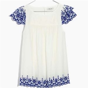 Madewell Embroidered Story Top